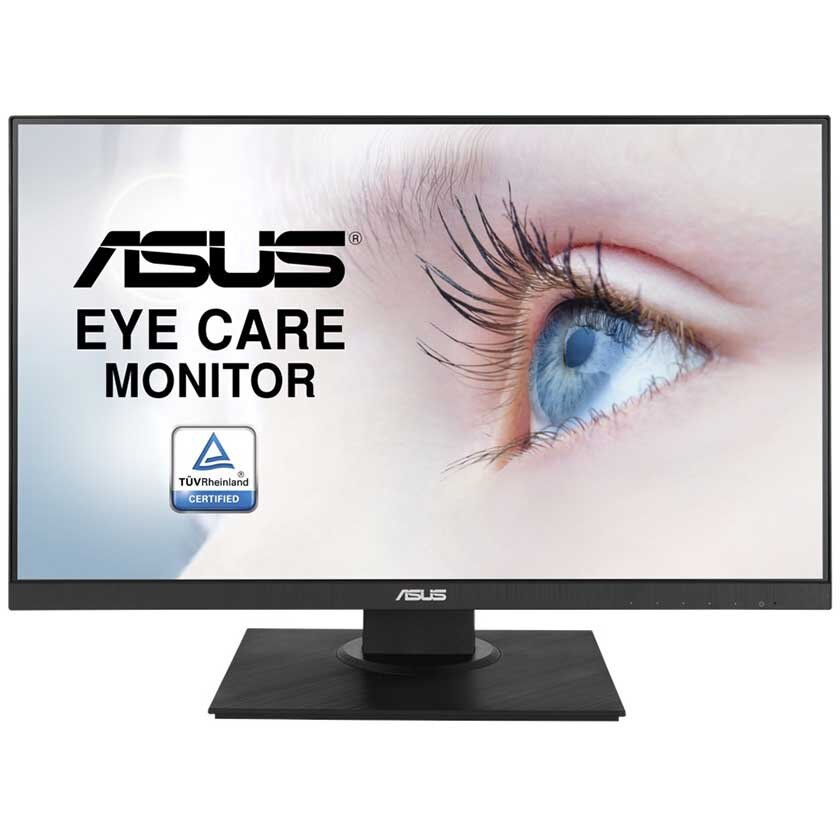 Monitor LED Asus 23.8 VA24DQLB, FULL HD (1920 X 1080), VGA, HDMI, DISPLAYPORT, BOXE, PIVOT, 75 HZ (NEGRU)