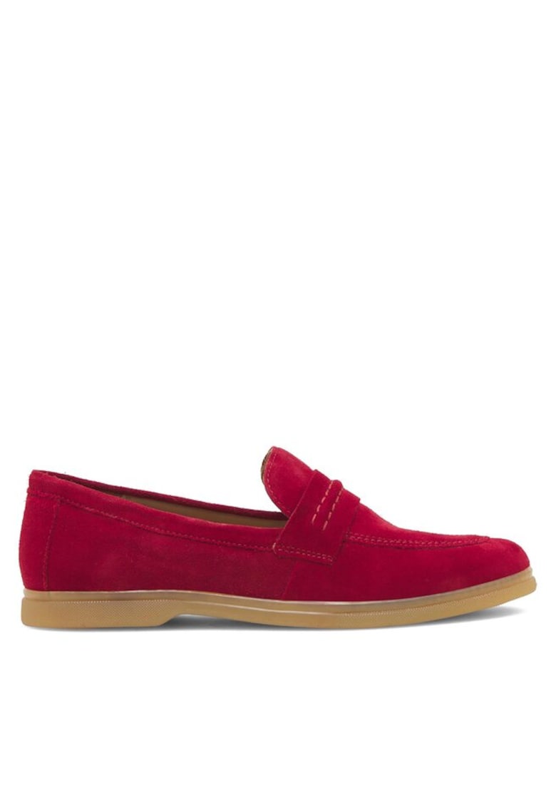Pantofi sport dama -  Piele naturala - Rosu - Rosu