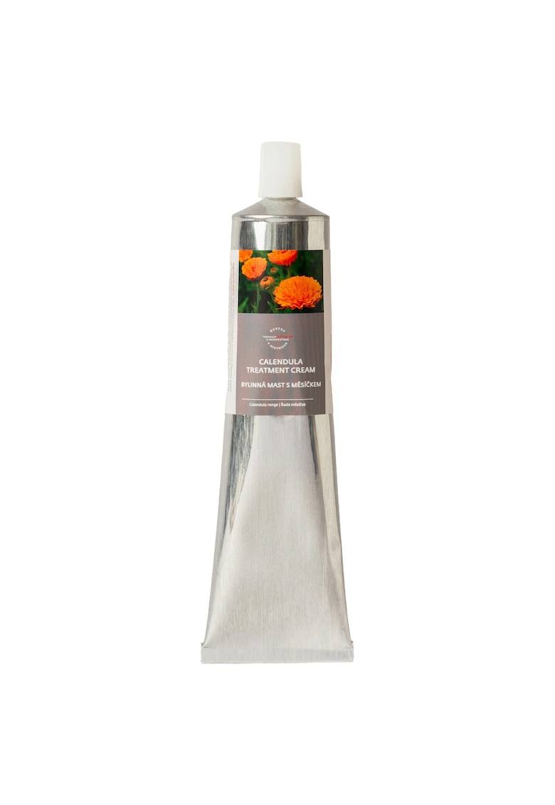 Crema Tratament cu Galbenele -  100 g - fara parabeni si siliconi - bogat in extracte botanice - pentru pielea sensibila sau iritata - hidratare si calmare