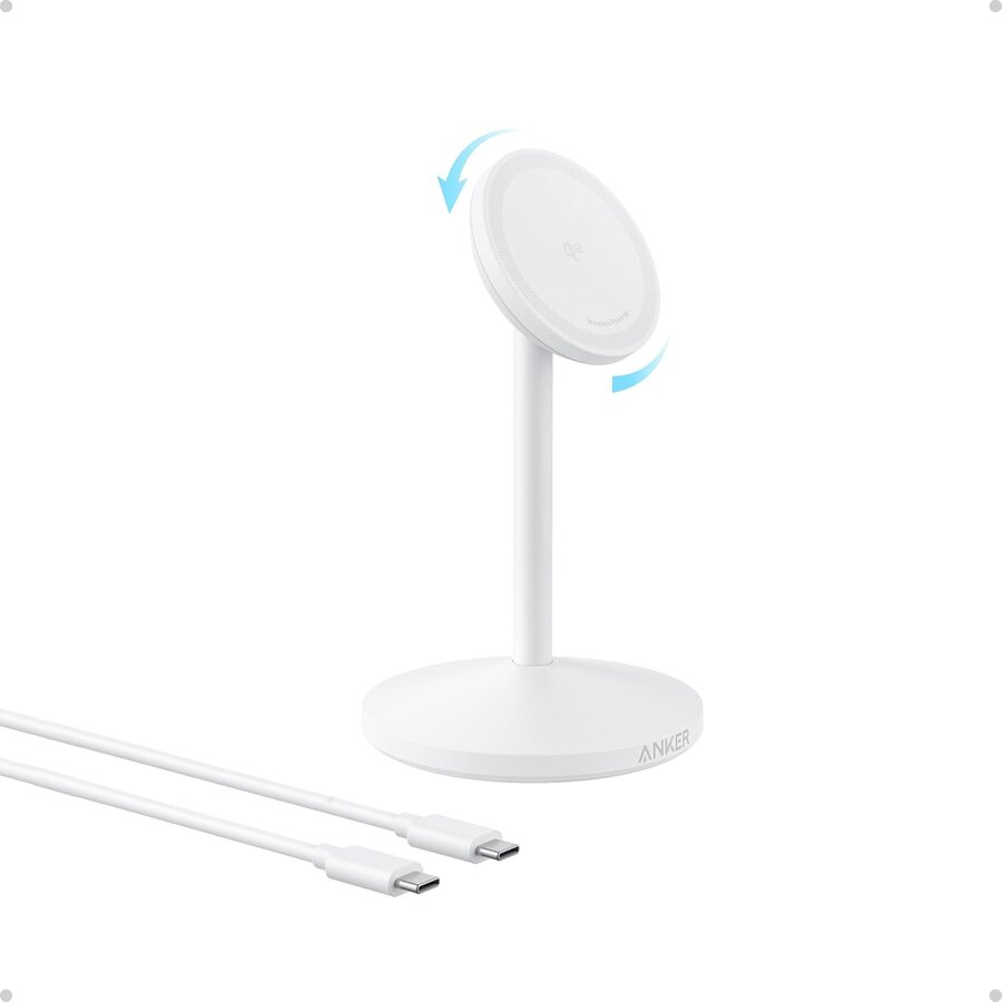 Incarcator Wireless MagGo Stand Qi2 360 A25X1H21 15W Alb