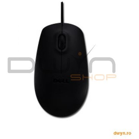 Mouse DELL USB Optical Mouse (Cable, Optical 1000dpi,3 btn,USB), Black