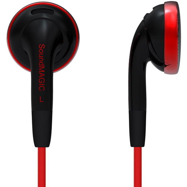 Casti SoundMAGIC EP30 Earbuds, negru-rosu
