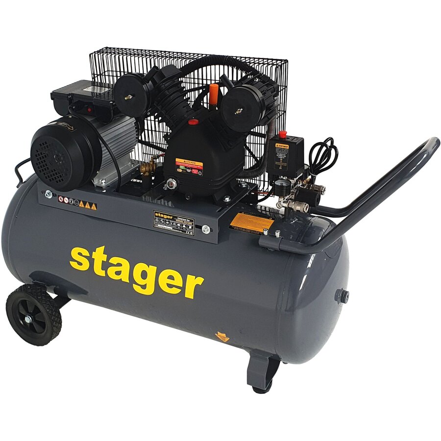 Compresor aer HM-V-0.25/100L, 100L, 8bar,