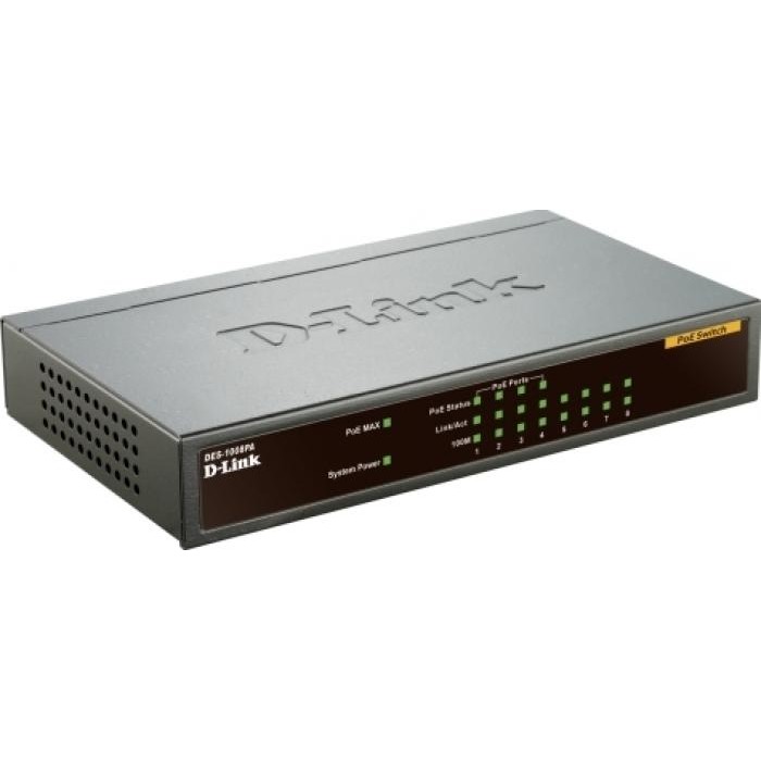 Switch D-Link DES-1008PA 8-port