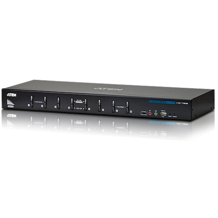Oferte la ATEN KVM 8/1 CS-1788 USB DVI Dual Link KVM Switch