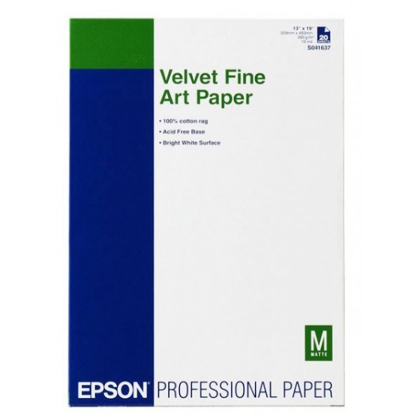 Hartie foto Velvet Fine Mata A3+, 20 coli
