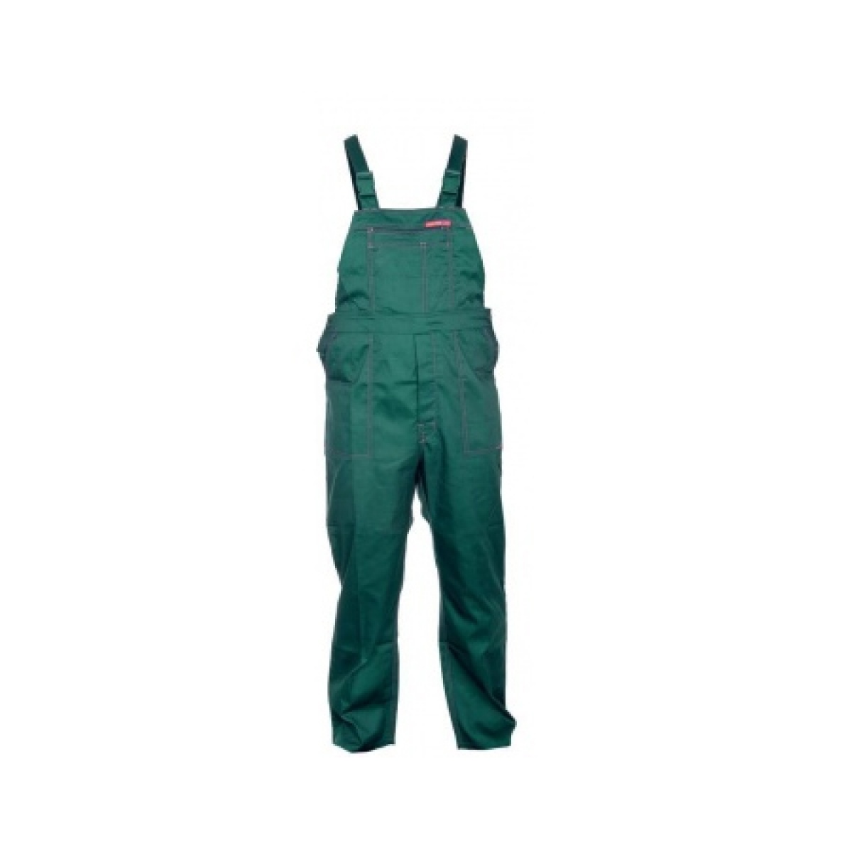 Pantalon lucru cu pieptar / verde - xl/h-176