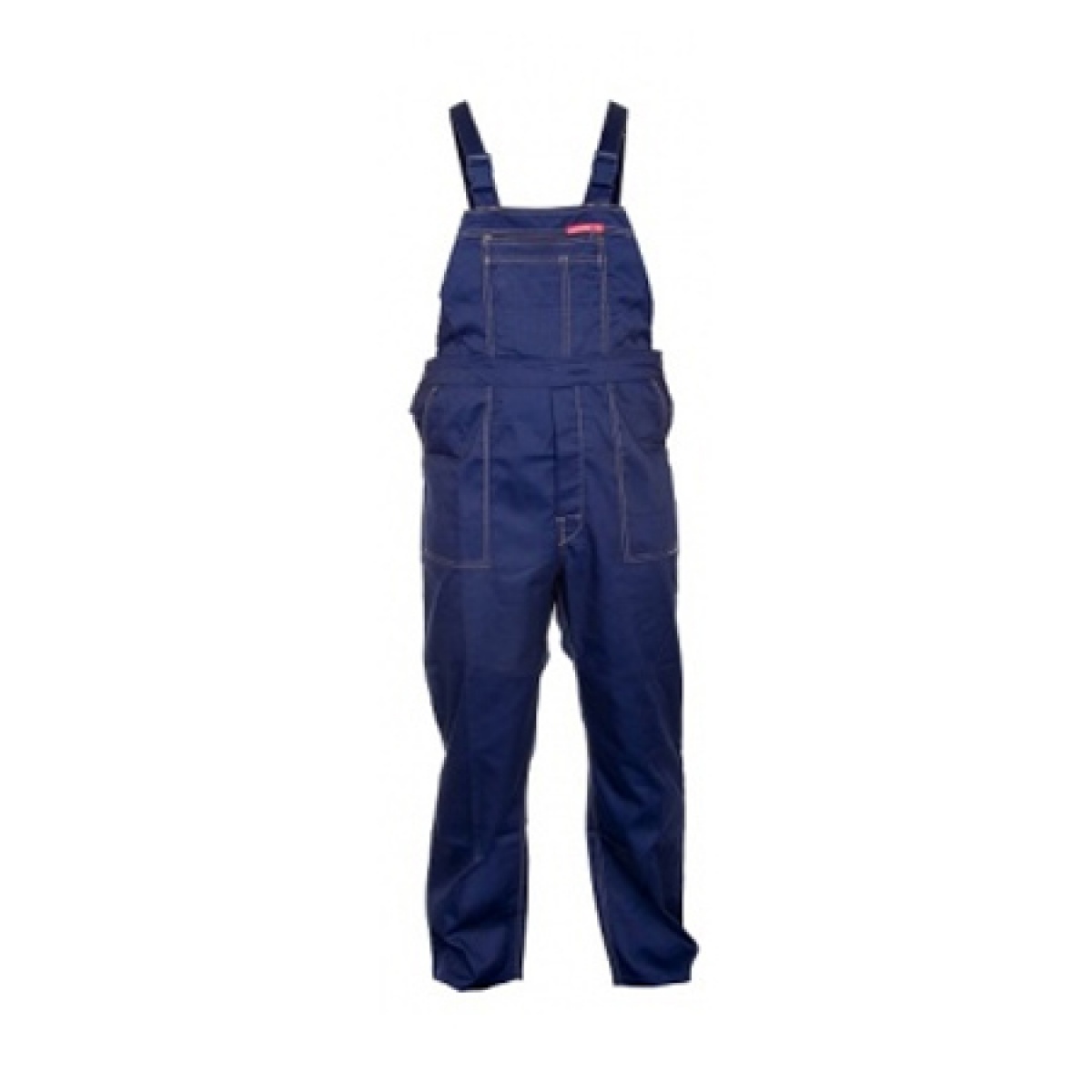 Pantalon lucru cu pieptar / albastru - xl/h-176