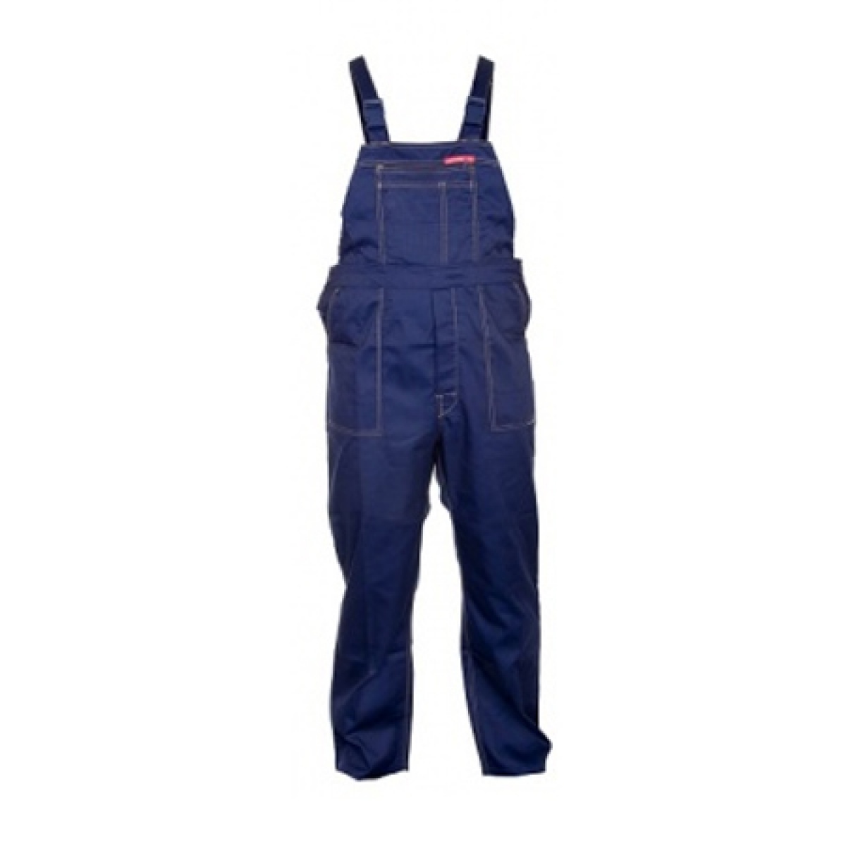 Pantalon lucru cu pieptar / albastru - xl/h-182