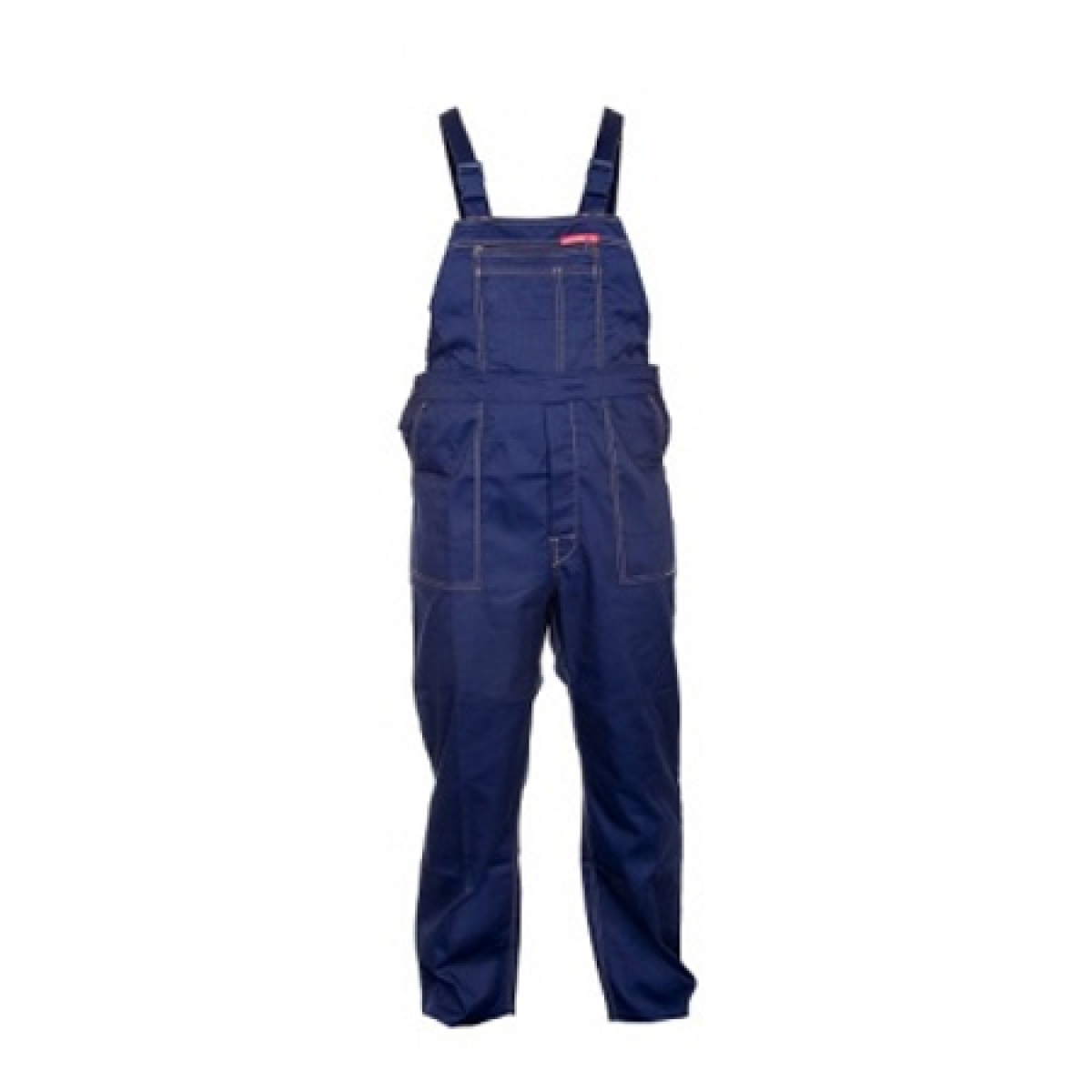 Pantalon lucru cu pieptar / albastru - xl/h-188