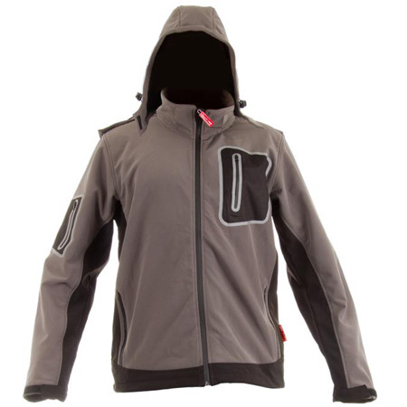 Jacheta elastica impermeabila captusita cu gluga - 3xl