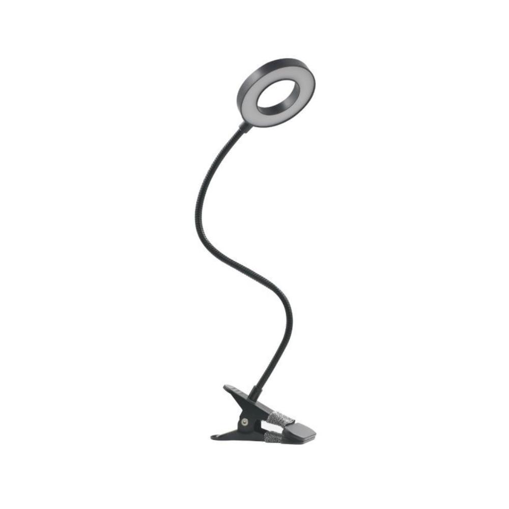 Veioza LED Klausen Flex KL1 48009, 8W, 3000-4500-6500K, negru