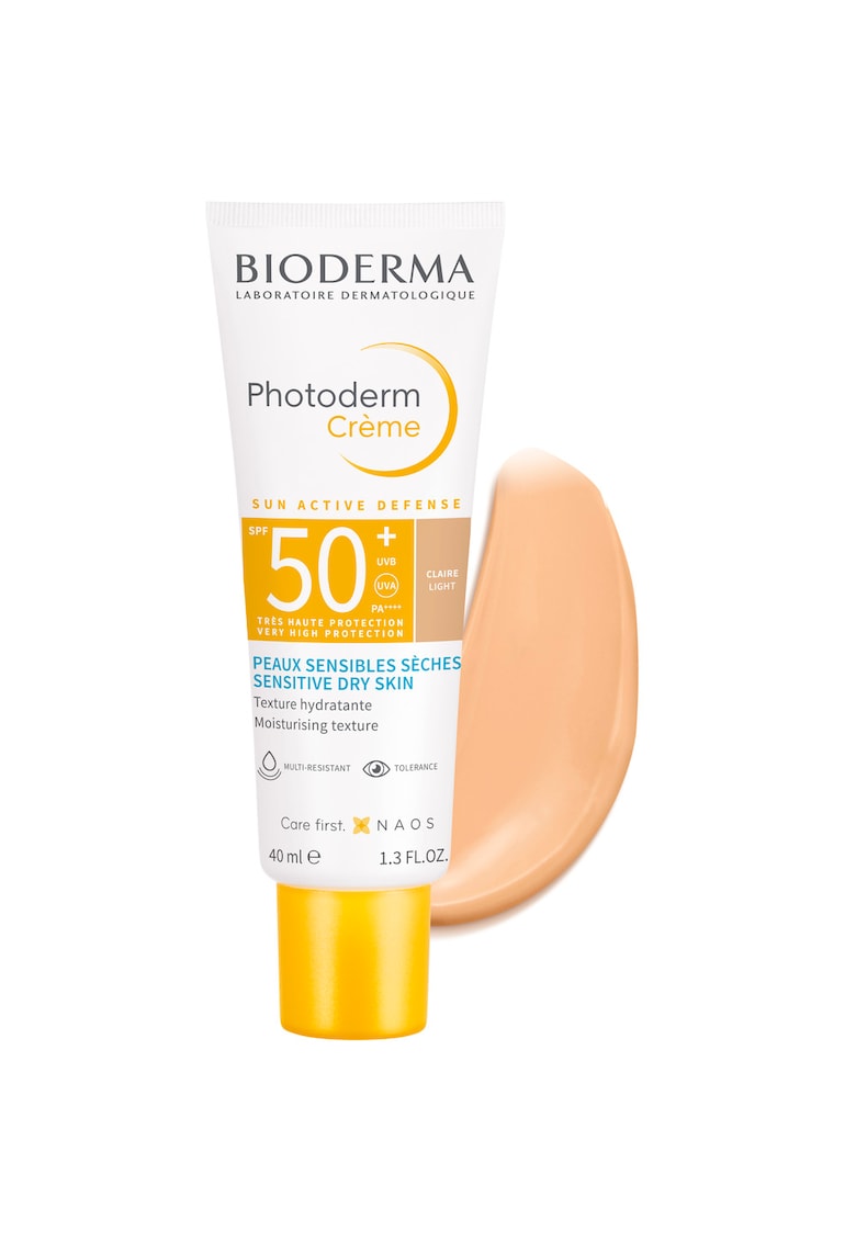 Crema de fata coloranta cu protectie solara  Photoderm SPF 50+ pentru ten sensibil - 40 ml