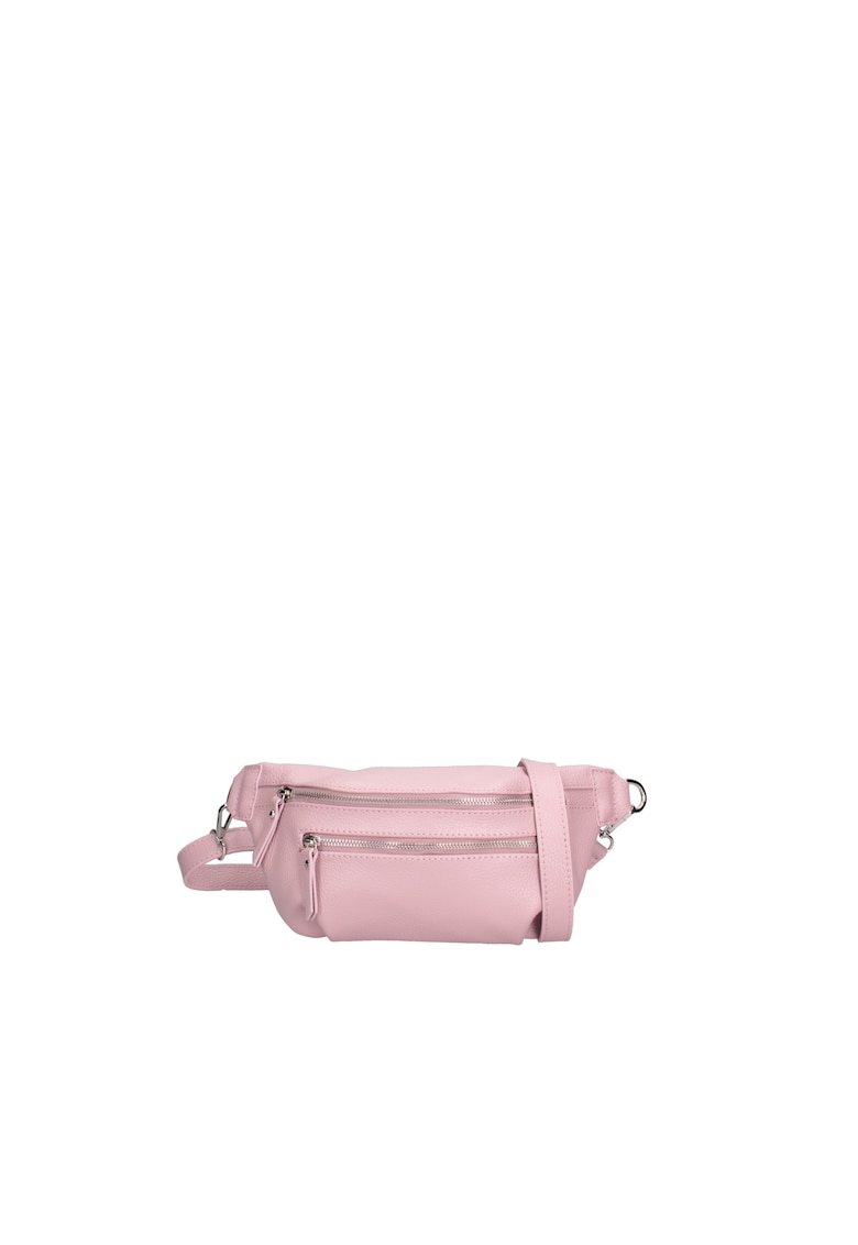 Borseta de piele cu etui detasabil - Roz