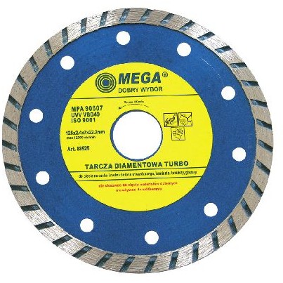DISC DIAMANTAT TURBO 125MM