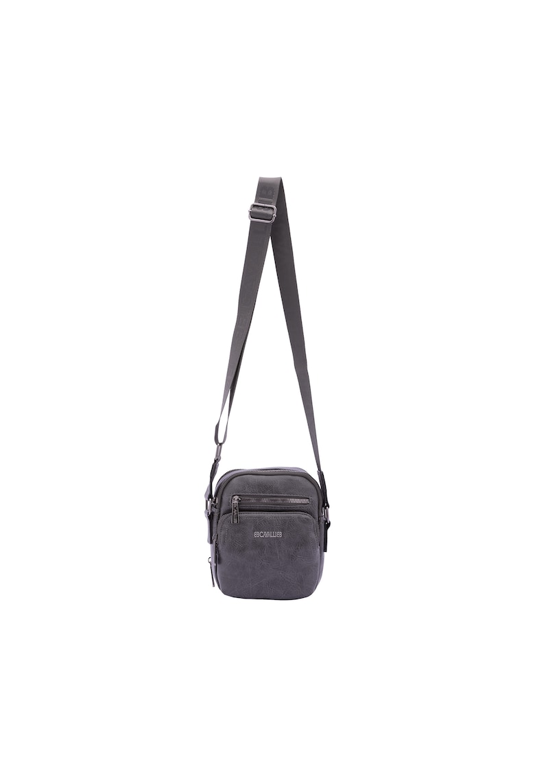 Geanta crossbody de piele ecologica cu buzunare multiple
