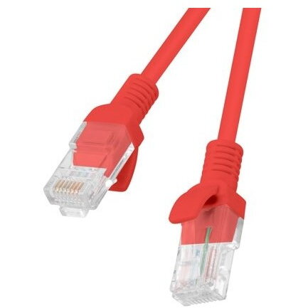 Cablu UTP Lanberg PCU6-10CC-0300-R, CAT.6, 3m , Rosu