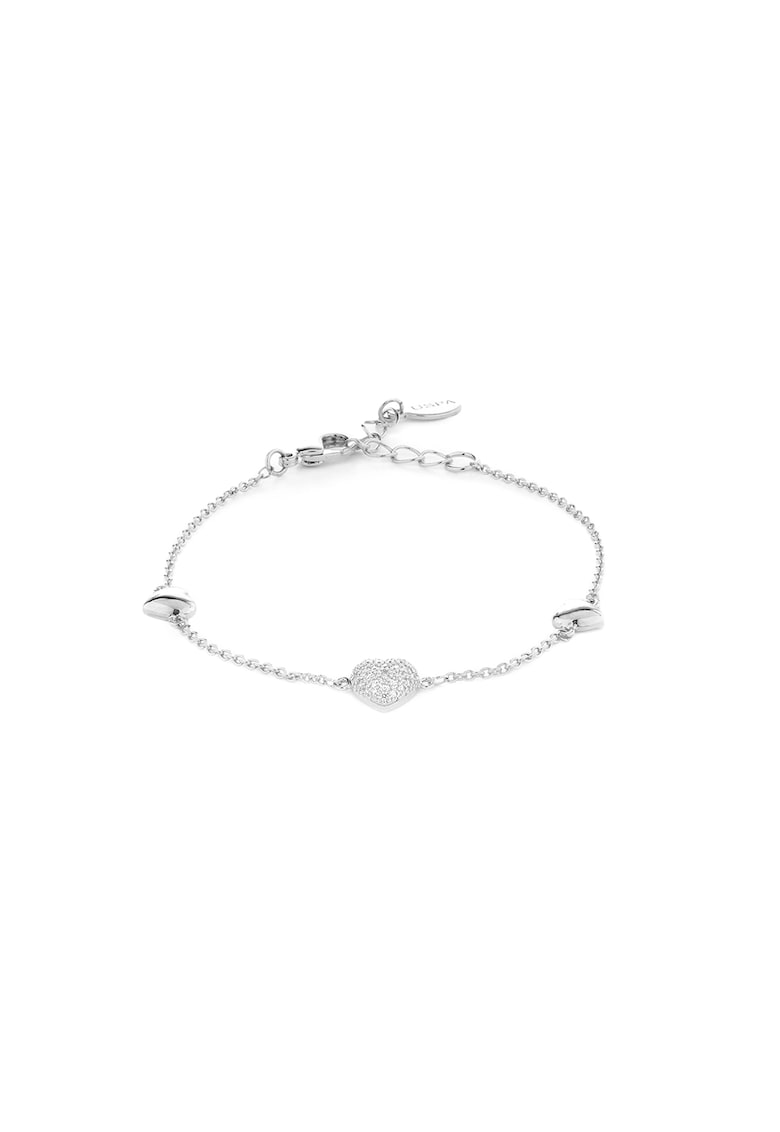 Bratara cu cristale zirconia - Argintiu