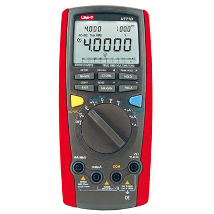Multimetru digital UT71D, masurare Tensiune si curent DC/AC, Rezistenta, testare diode si continuitate, frecventa