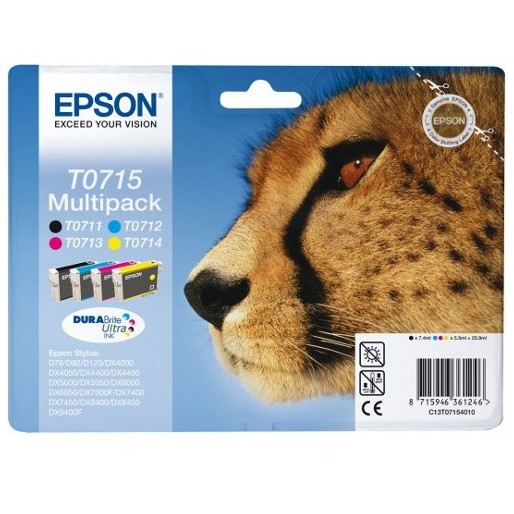 Epson Cartus Cerneala T0715 4 culori