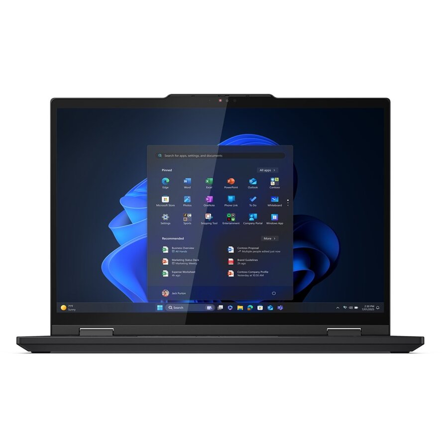 Laptop ThinkPad T14s 2-in-1 Gen 1 Intel Core Ultra 5 225U Hybrid 2-in-1 35.6 cm 14Inch Touchscreen WUXGA 16 GB LPDDR5x-SDRAM 512 GB SSD Wi-Fi 6E (802.11ax) Windows 11 Pro English Black