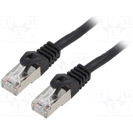Lanberg Patchcord RJ45 cat.6 FTP 15m , negru