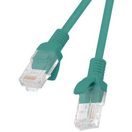 Cablu de rețea Lanberg PCU6-10CC-0050-G 0,5 m Cat6 U/UTP (UTP) Verde