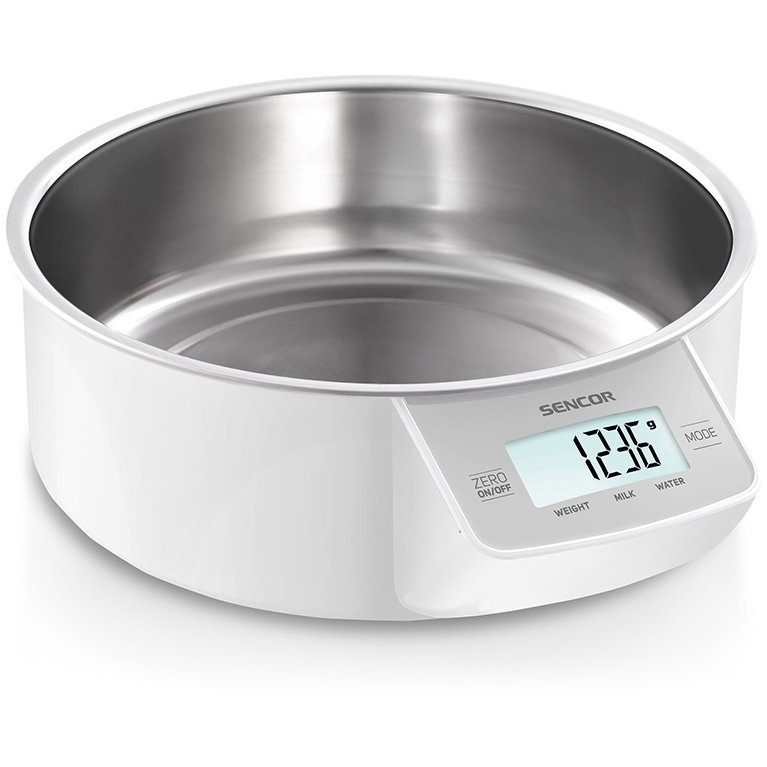 Cantar de bucatarie S-SKS4001WH 5kg 1g White