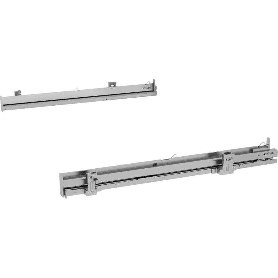 Clip-on full-extension drawer Z1608DX0, steam-capable, stainless steel oven drawer, 1 level, level-independent
