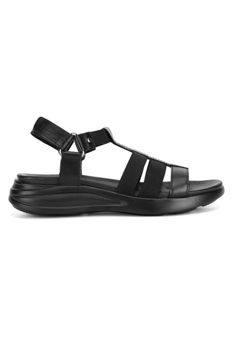 Sandale dama - 89027 -  Piele naturala - Negru