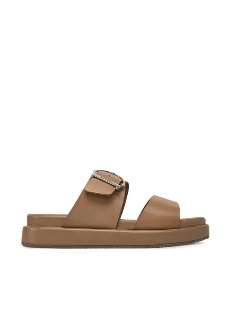 Slapi dama - LFO0761TA51 -  Piele naturala - Maro