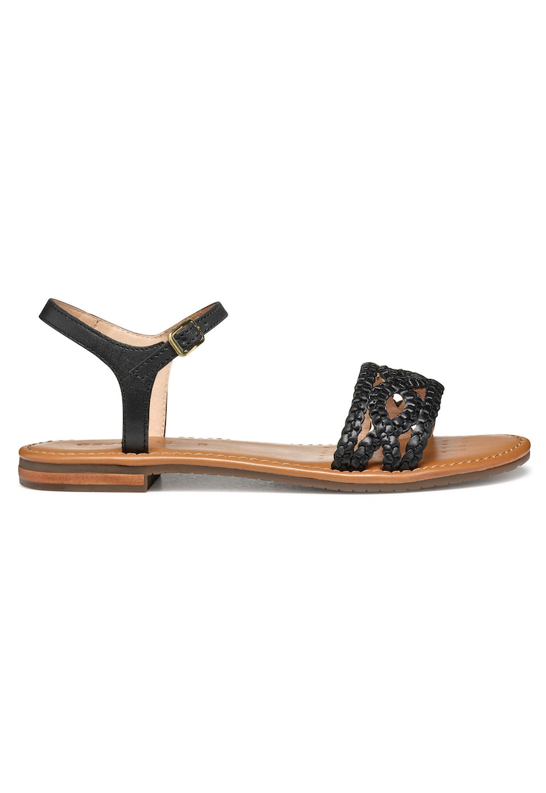 Sandale dama - D55LXA-00081 -  Piele naturala - Negru