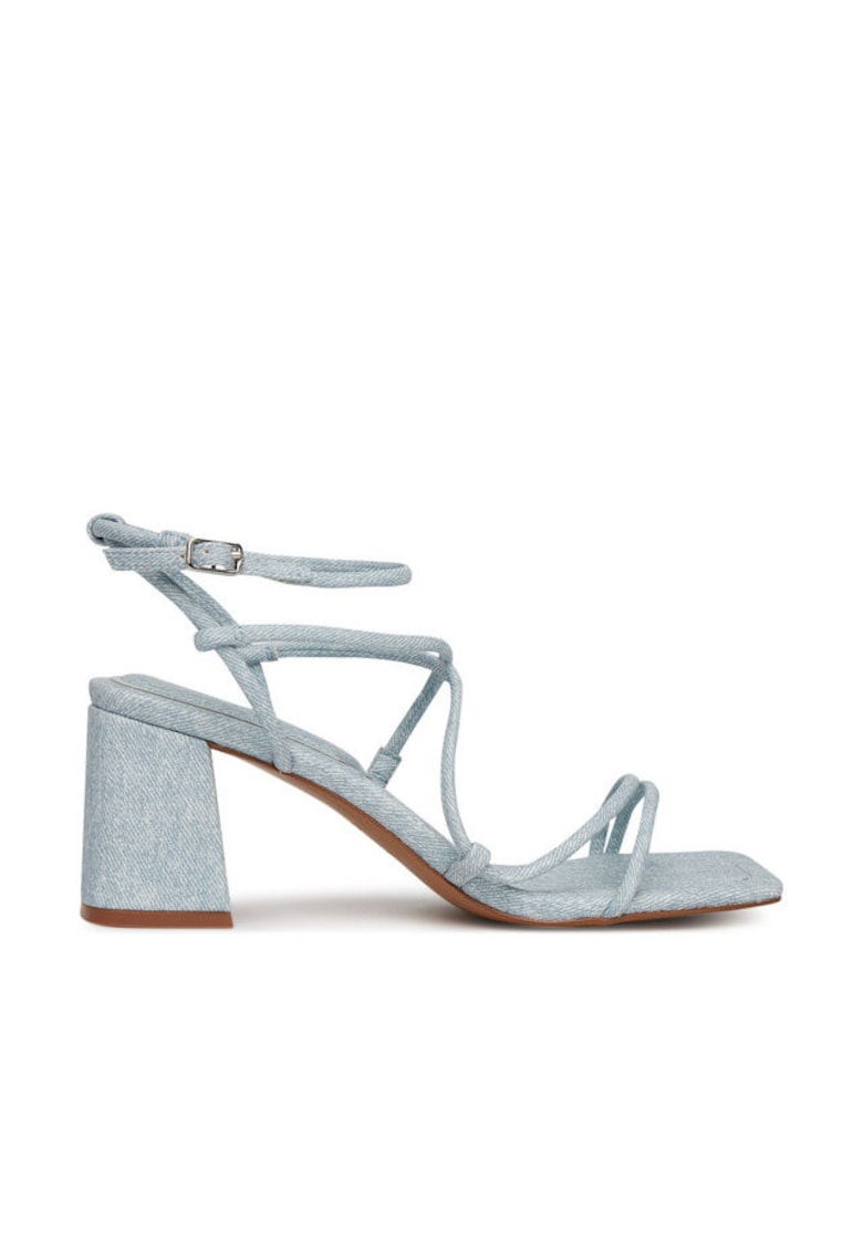 Sandale dama - 13990938 -  Textil - Albastru