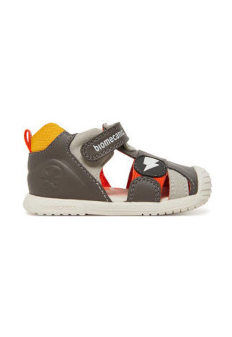 Sandale baieti - 252125 -  Piele ecologica - Gri - Gri