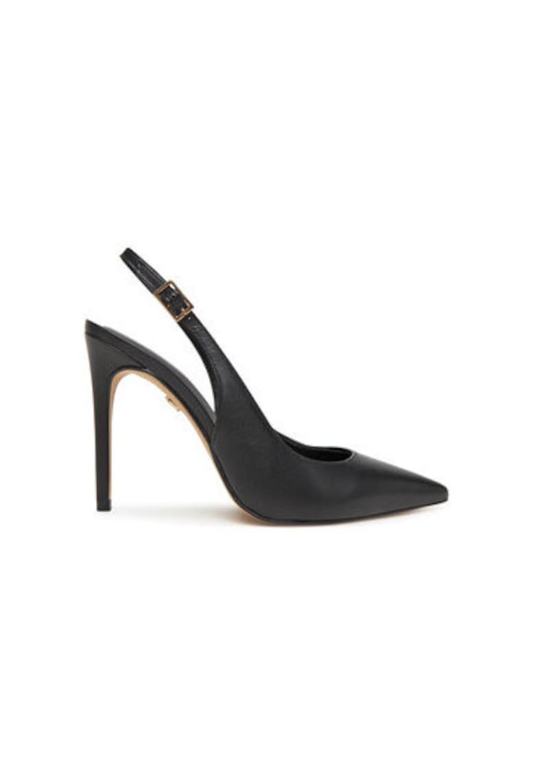 Sandale dama  13918841 - Piele naturala - Negru - Negru