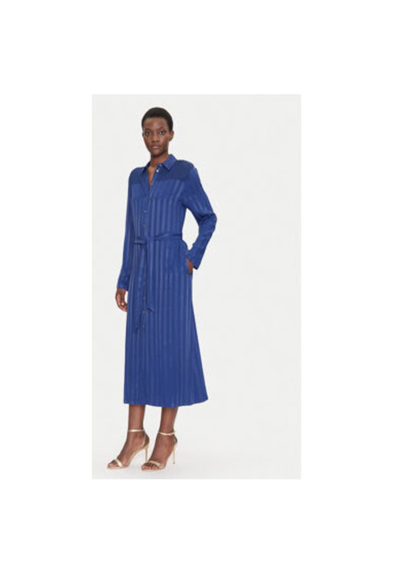 Camasa stil rochie dama  FS25SD3002W413N8 - Viscoza - Albastru - Albastru