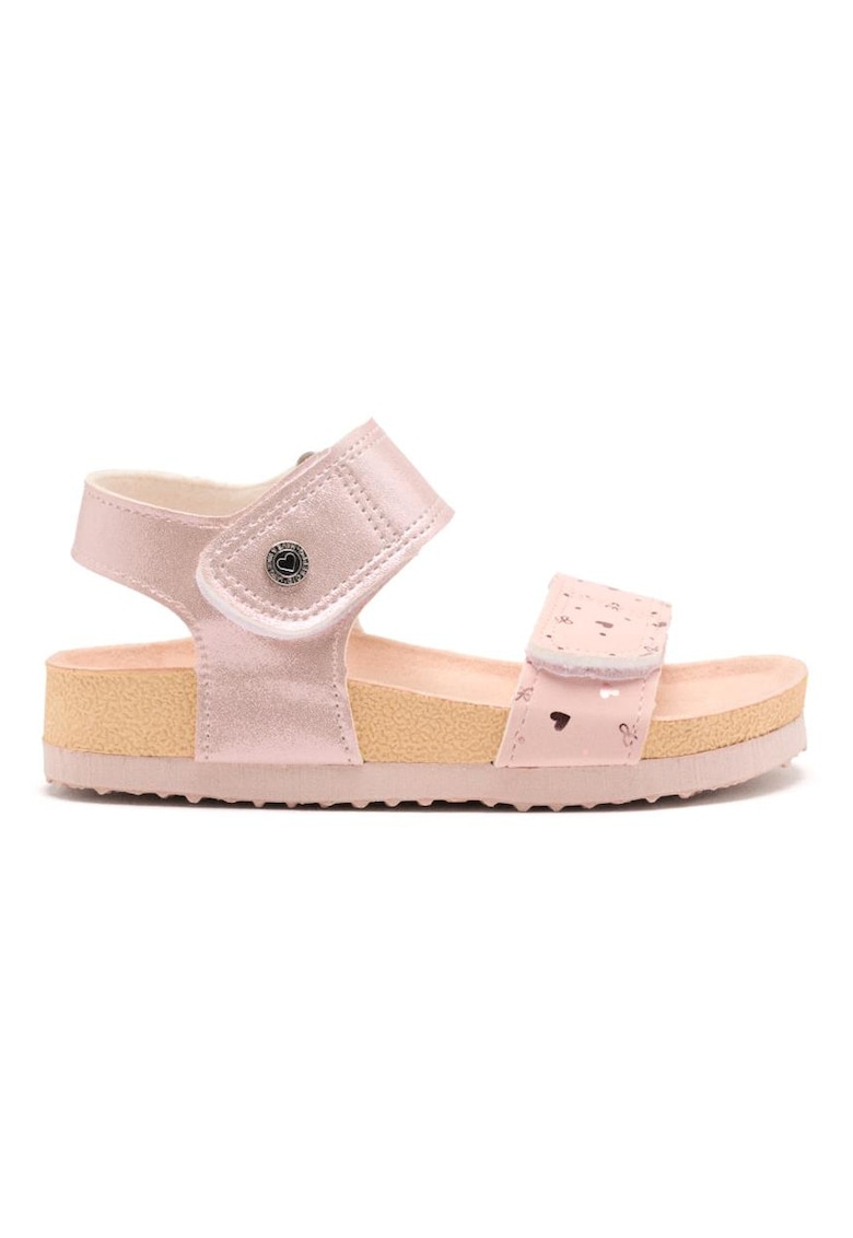 Sandale cu inchidere velcro Jamaica - Roz