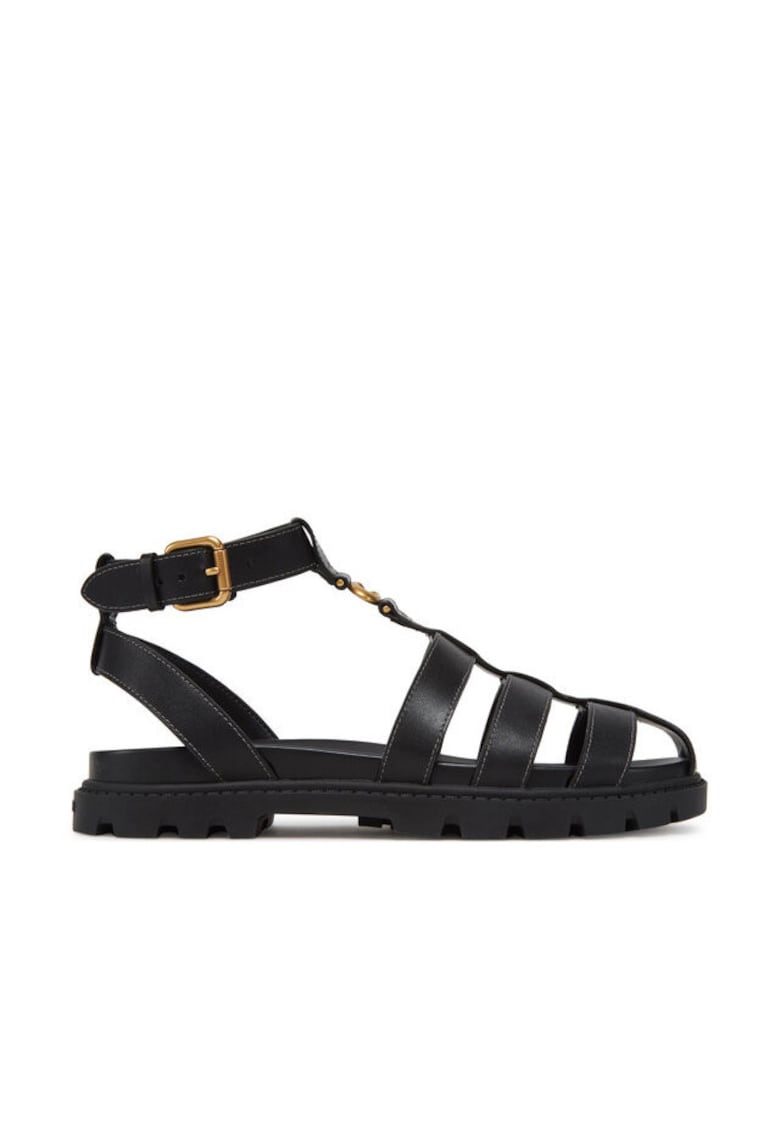 Sandale dama - CAR69 -  Piele naturala - Negru
