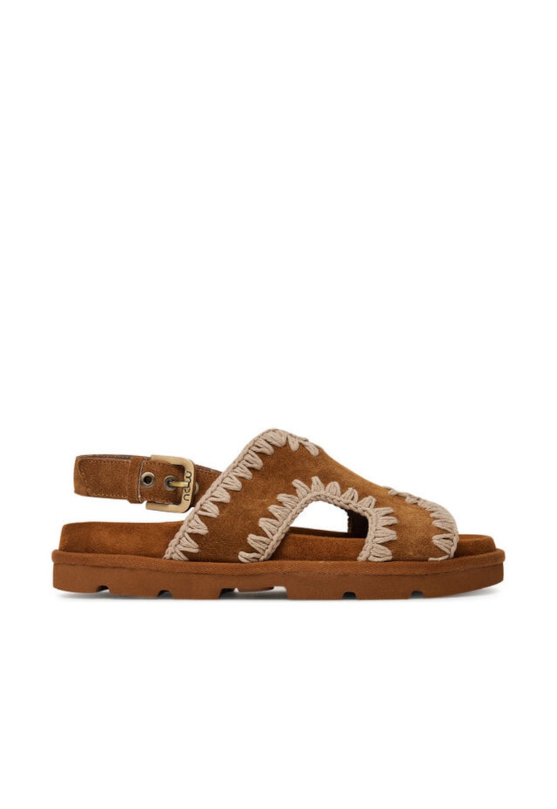 Sandale dama - MU.SW631006A -  Piele naturala - Maro