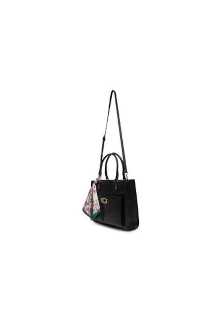Geanta dama  Piele ecologica - Neagra