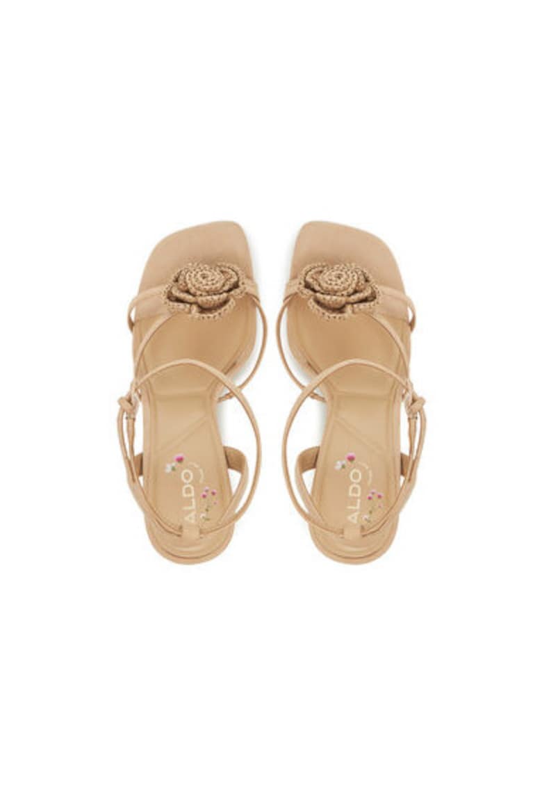 Sandale dama - 13966744 -  Piele naturala - Bej