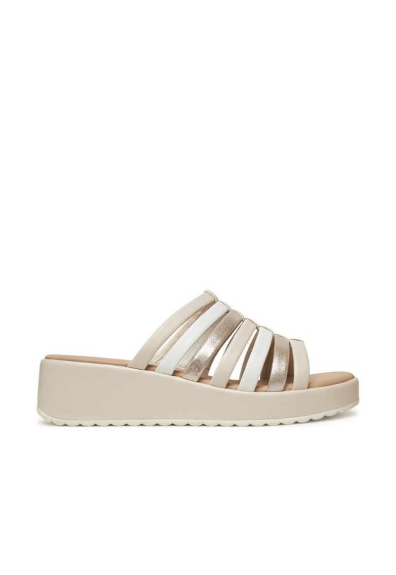 Slapi dama - 9-27201-44 -  Piele naturala - Bej - Bej