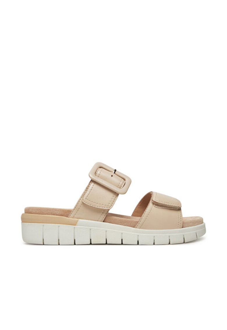 Slapi dama - 9-27203-44 -  Piele naturala - Bej - Bej