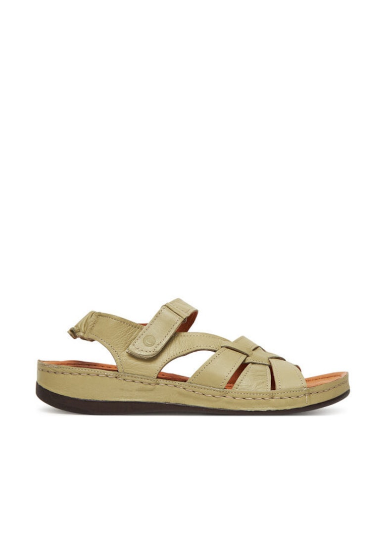 Sandale dama - 710215-07 -  Piele naturala - Verde