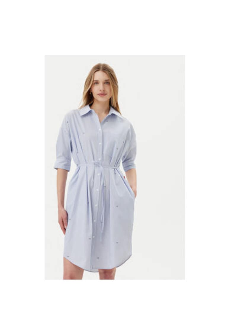 Camasa stil rochie dama Joop Jeans - 10019224 30046173 - Bumbac - Albastru deschis - Albastru deschis