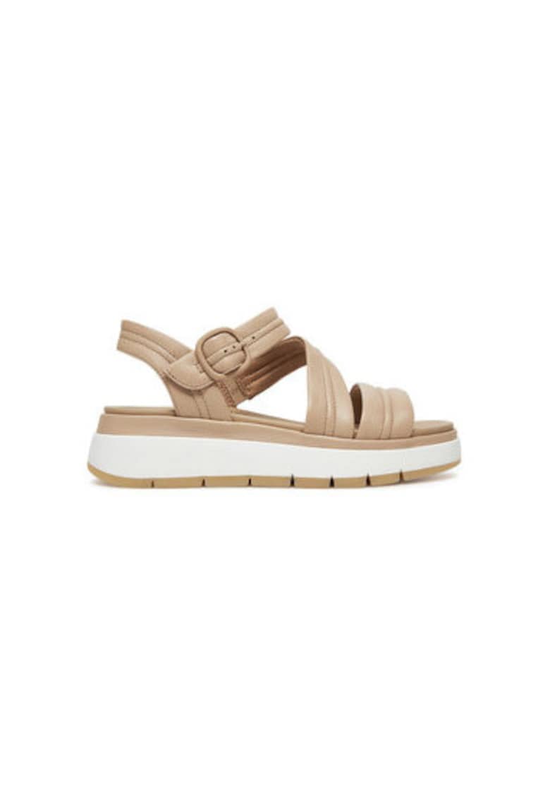 Sandale dama - 26181475 -  Piele naturala - Bej