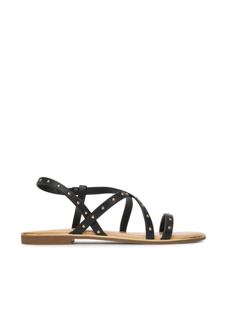 Sandale dama - 15342339 -  Piele ecologica - Negru
