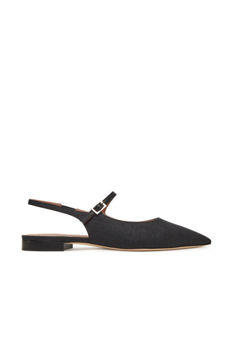 Sandale dama - KARLA 10-1 -  Textil - Negru