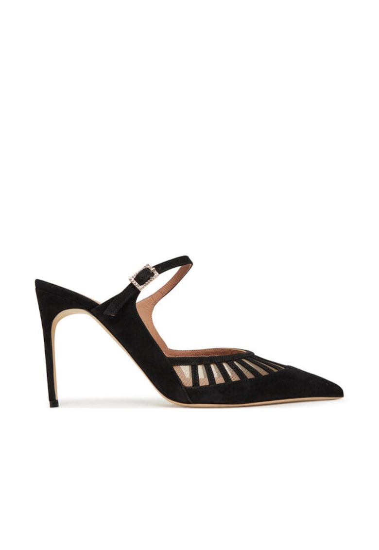 Sandale dama - BARDOT 90-2 -  Piele naturala - Negru
