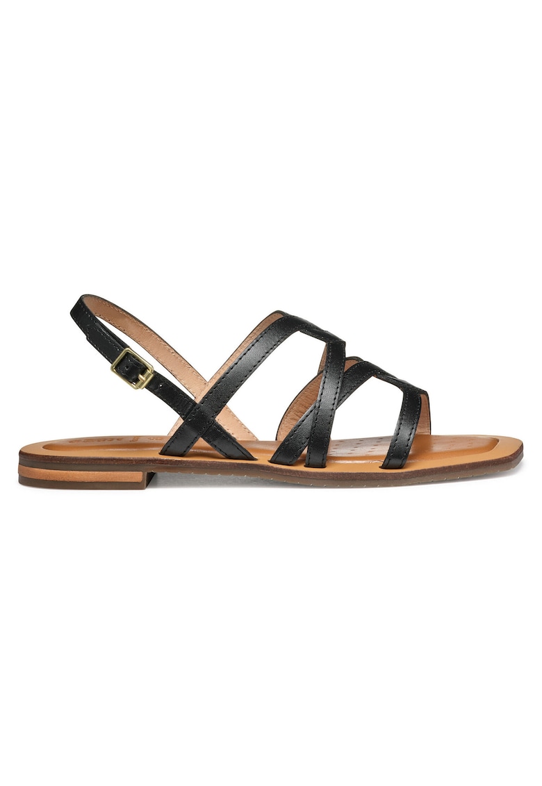 Sandale dama - D55YFA-0001J -  Piele naturala - Negru